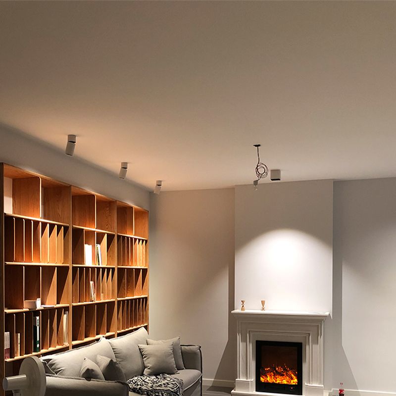 Mini plafonnier cylindrique monté en Surface moderne salon chambre réglable LED Downlight