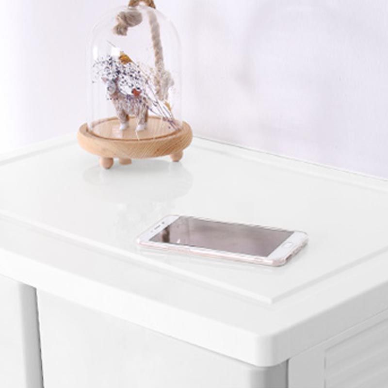 Non-Hanging Armoire with Drawer Contemporary Storage Cabinet