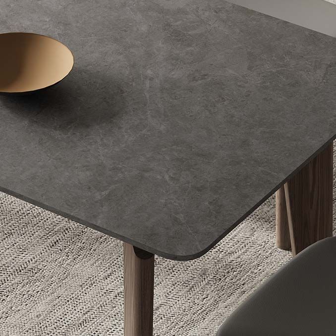 Modern Dining Sintered Stone Table Dining Rectangle Table for Home Use
