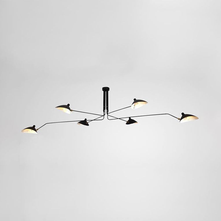 Metalen eendenbill hangende lamp post modern 2/3/5 lichten zwarte woonkamer kroonluchter licht