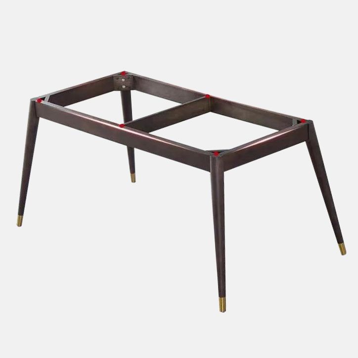 Minimalist Traditional Height Sintered Stone Dining Table Rectangle Dining Set For Home