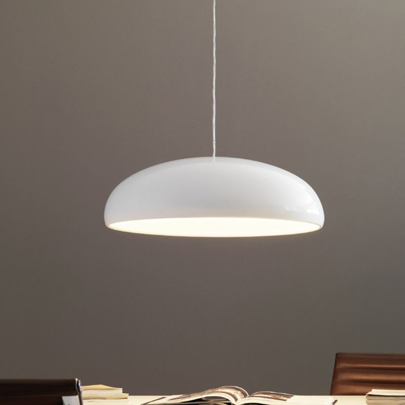 Macaron-stijl hangende verlichtingsarmatuur 1-licht hanglamp met aluminium voor woonkamer