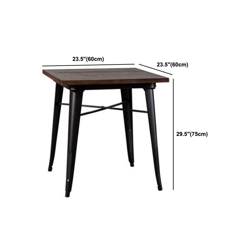 Industrial Dining Chairs Set 1/2/5 Pcs Metal Dining Table and Chairs