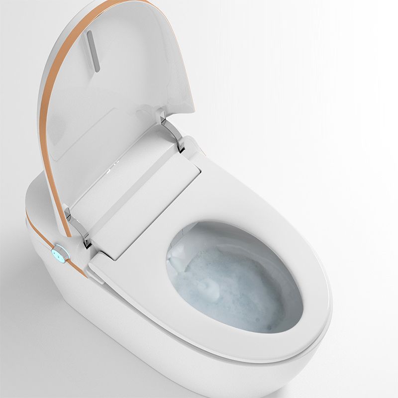 Modern White Flush Toilet Floor Mount Toilet Bowl for Washroom