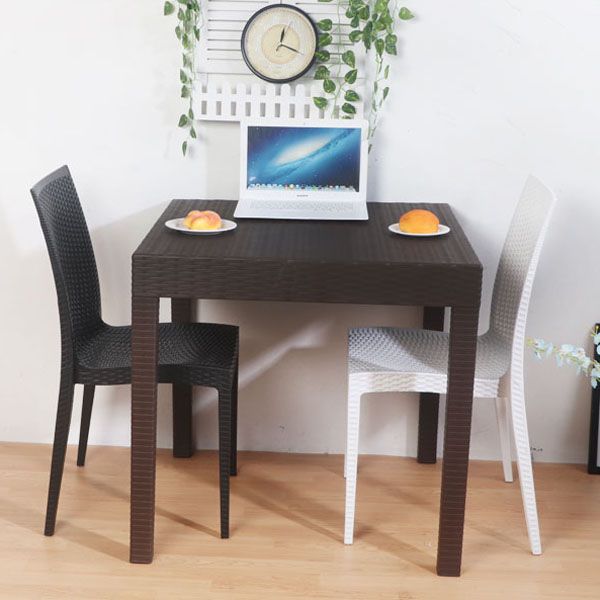 Eigentijdse stijl plastic eetstoelen eetstoelen zonder een zijstoel voor keuken (set van 4)