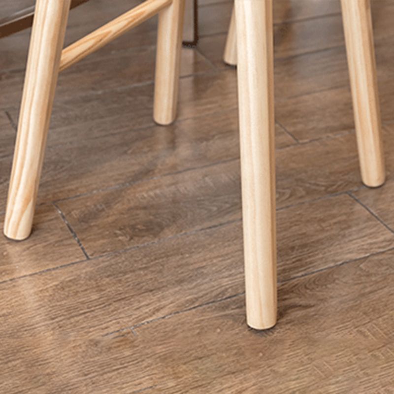 Solid Wood Bar Stool Modern Backless Counter Stool for Bristol