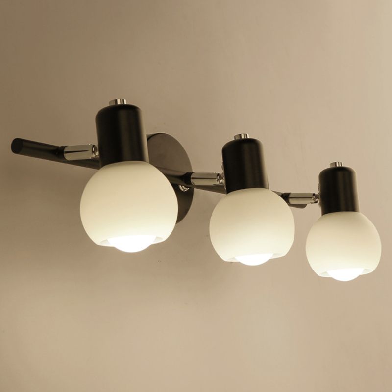 Bathroom Vanity Wall Lights Frosted Glass American Vanity Mirror Lights for Wash Basin