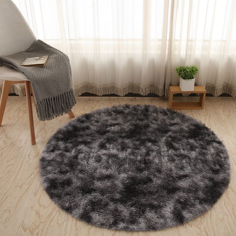 Chique meerkleurig vloerkleed in Scandinavische stijl Shag Tie Dye vloerkleed Machinewasbaar antislip achterkant Vlekbestendig tapijt voor huisdecoratie
