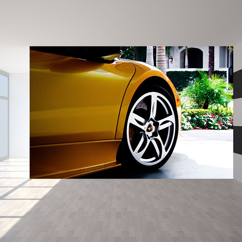 Cool Car Wall Decor Waterproofing Wall Covering for Boy Bedroom, Personalized Size
