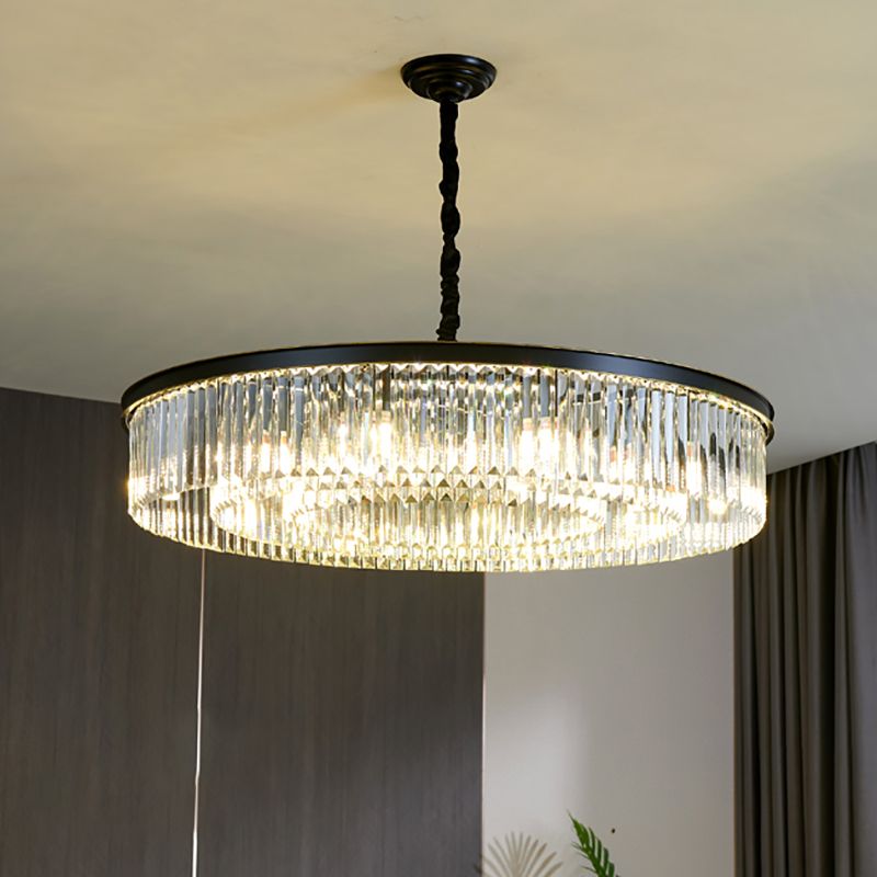 Luz de lámpara de lámpara de estilo moderno CRISTAL Multi Head Light para sala de estar