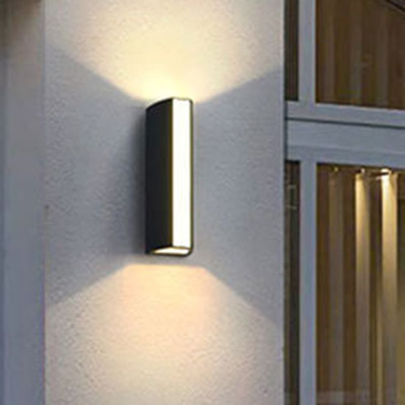 Black Triangle Prism Wall Light Modern Metal Small/Medium/Large LED Flush Mount Wall Sconce in Warm/White Light