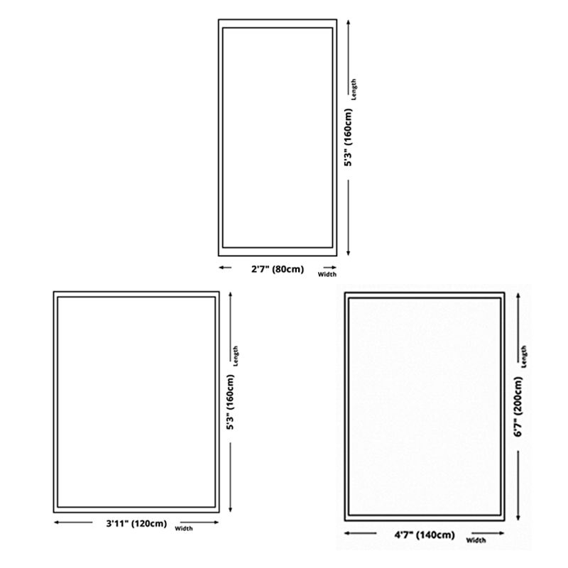 Modern Geometric Carpet Simplicity Washable Polyester Rug Stain Resistant Carpet for Home Decor