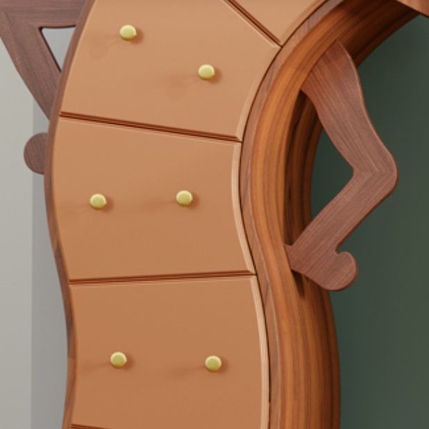 Ultra-Modern Lingerie Chest Birch Vertical Storage Chest Dresser for Bedroom