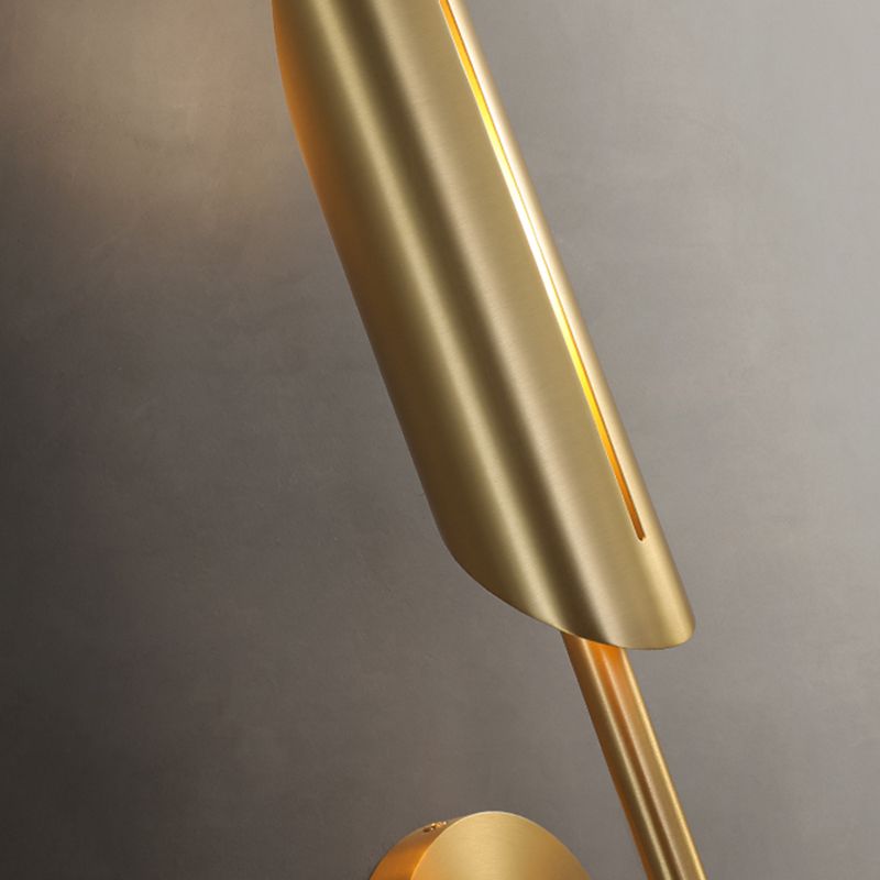 Lampada con appunti con appunti in stile moderno in stile moderno in metallo da letto da letto in rame in rame