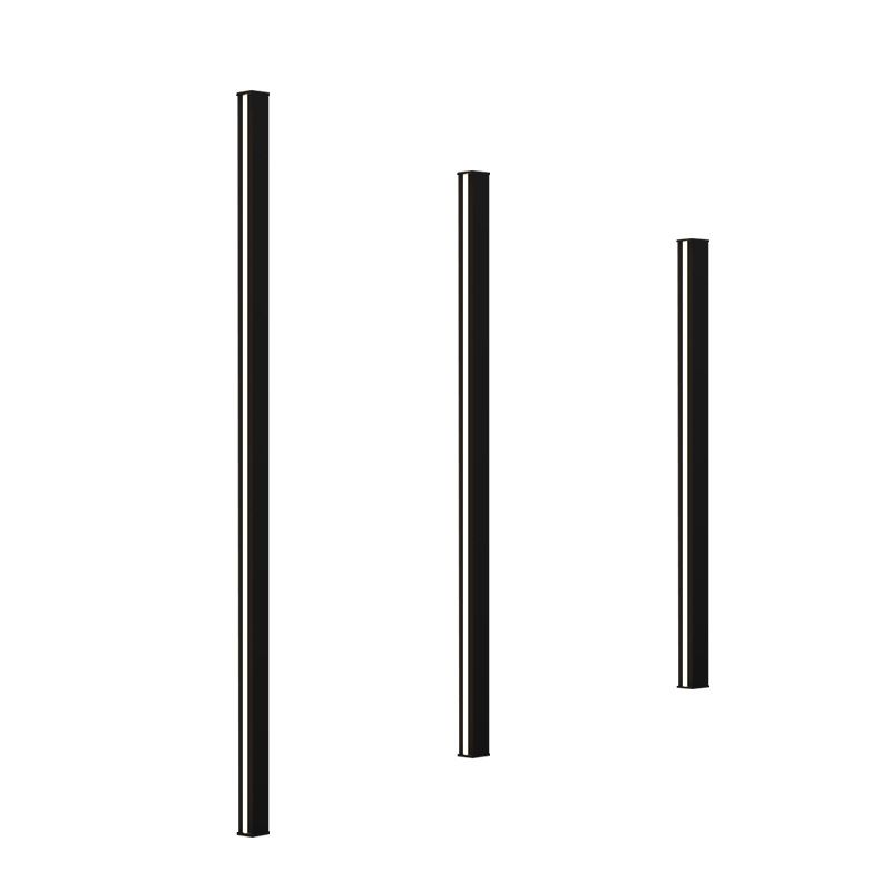 Moderner Stil linearer Wandleuchten Metall 1 Licht Wandleuchte Leuchten