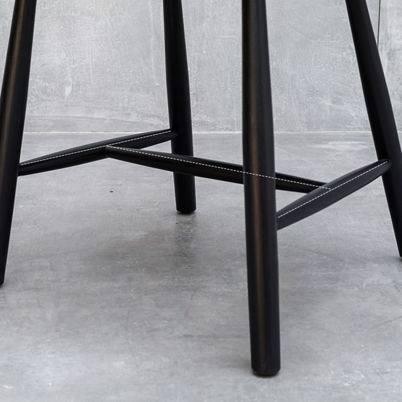 Esszimmerstuhl aus Holz im minimalistischen Stil, Windsor-Rückseiten-Einzelstuhl für den Heimgebrauch
