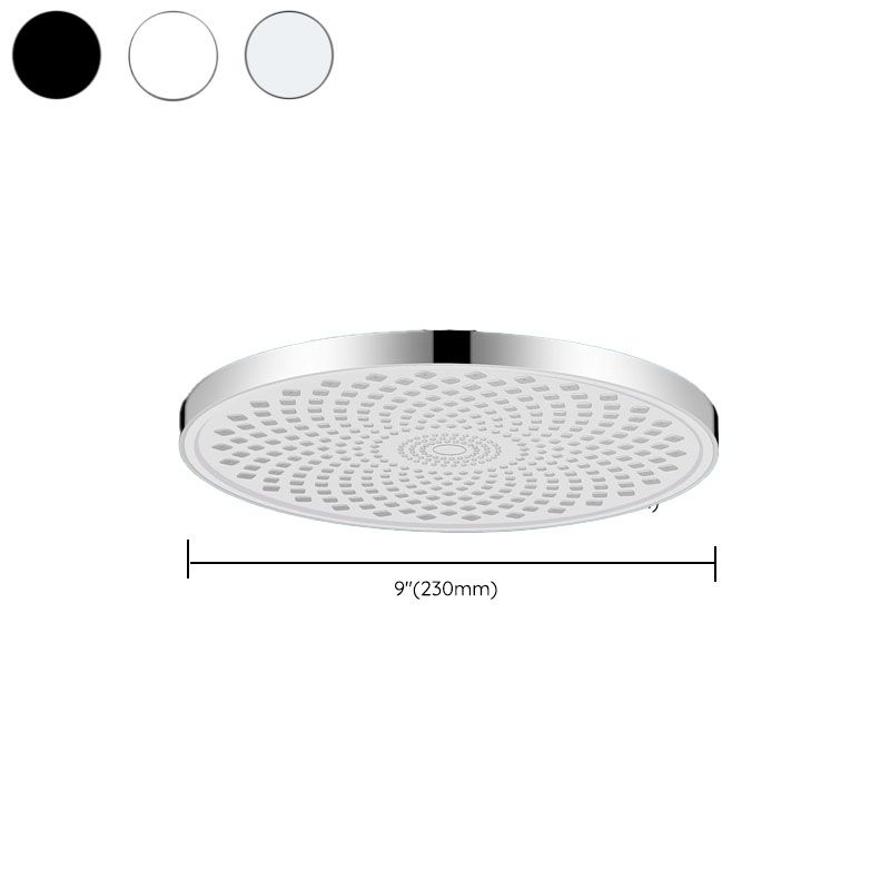Round Fixed Shower Head Contemporary H2O Kinetic Technology Wall-Mount Shower Head