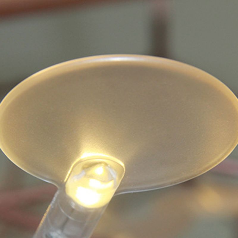 Metallzweig Anhänger Beleuchtung moderner Stil Multi -Leuchten hängende Lampe in Weiß