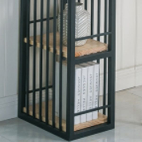 Glam Style Pub Table Rectangle Solid Wood Double Pedestal Bar Table for Indoor