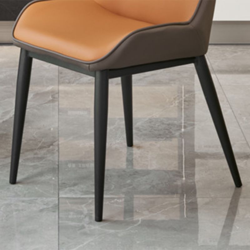 Industrial Dining Accent Chair Upholstered Side Chair for Home