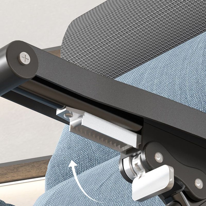 Metal Recliner Chair with Arm Contemporary foldable Chair for Bedroom