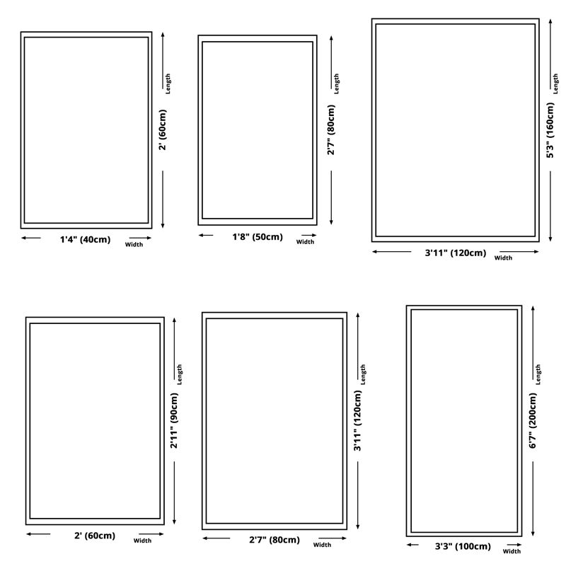 Black Modern Area Rug Polyester Geometric Rug Non-Split Backing Carpet for Home Decoration