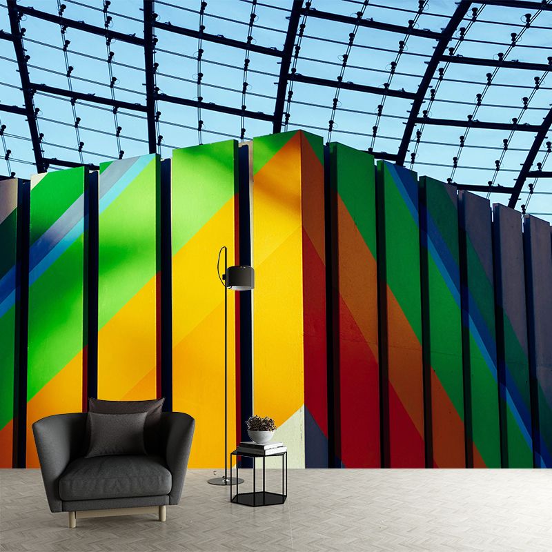 Modern Style 3D Painting Mural Mildew Resistant Wall Covering for Bedroom Decor