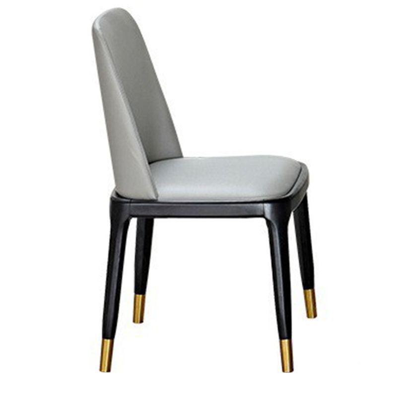 Nordic 1/4/5/7 Pieces Furniture Rectangle Stone Dining Table Set in Gray