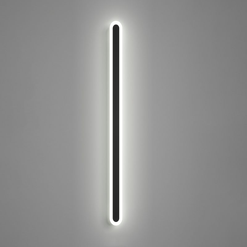 Modern Minimalist Style Linear Sconce Light Fixtures Acrylic Wall Lighting Ideas for Living Room