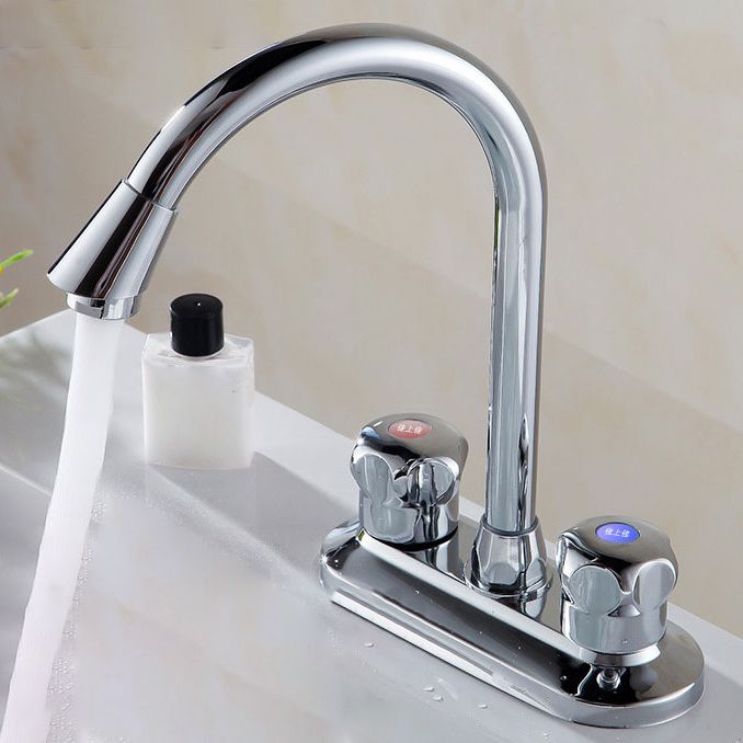 Modern Style Kitchen Faucet Gooseneck Countertop Installation Kitchen Faucet