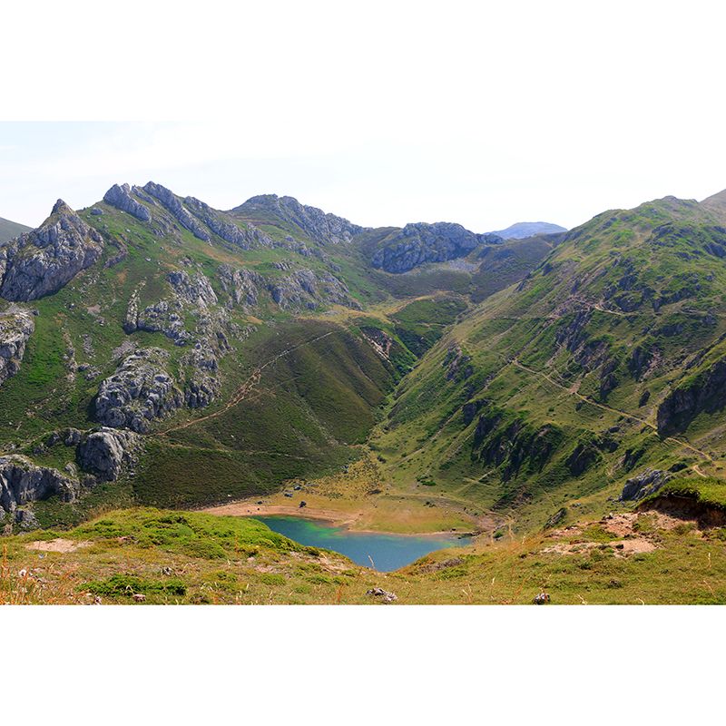 Mountain Wall Murals Contemporary Photography Style Wall Art for Bedroom