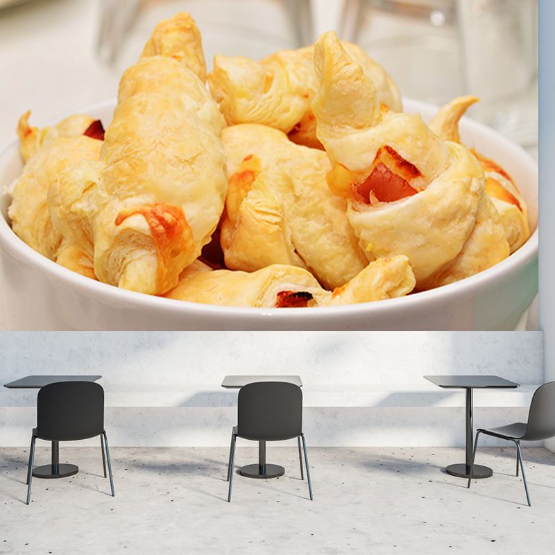 Commercial Cake Shop Mural Wallpaper Sweet Dessert Wall Decor, Personalized Size