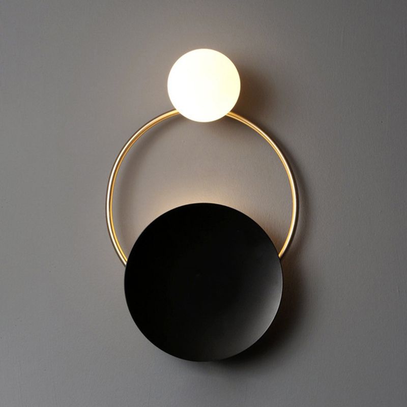1/2-Light Black/Golden Bathroom Vanity Light Modern Unique Bath Bar