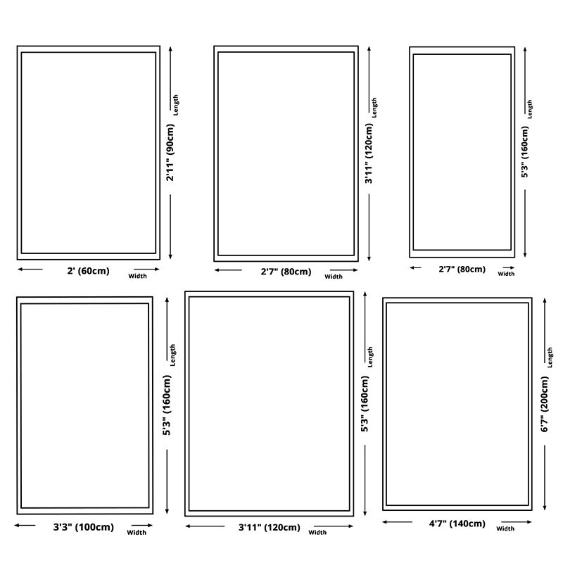 Stylish Triangle Pattern Rug Funky Modern Carpet Polyester Stain Resistant Rug for Living Room