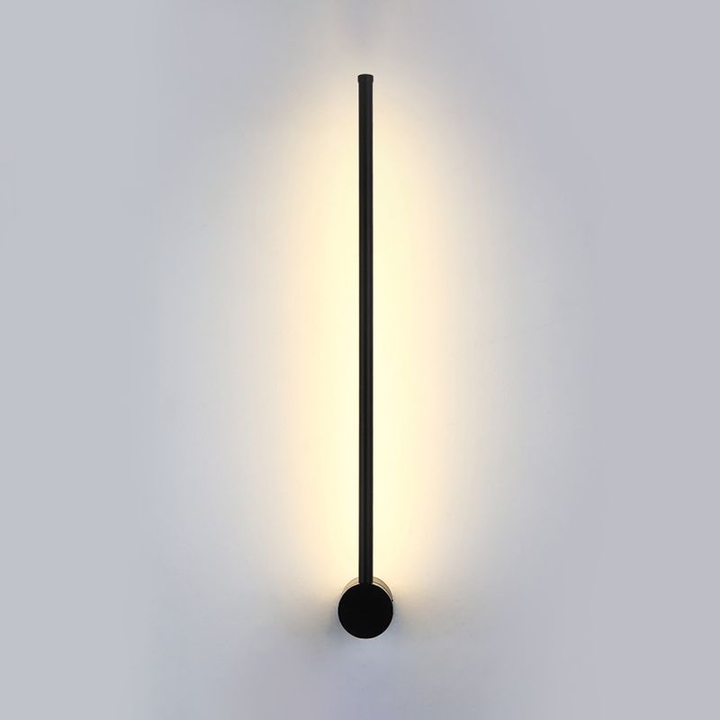 Éclairage d'épée d'aiguille, luminaire mural simplicité noir 23,5 / 31,5 pouces de haut d'idées d'applications à LED pour le salon