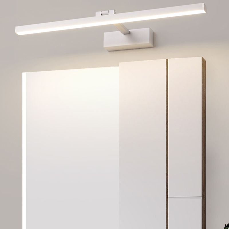 Metal Armed Led Vanity Light Fixtures Modern Style 1-Light Flush Mount Wall Sconce