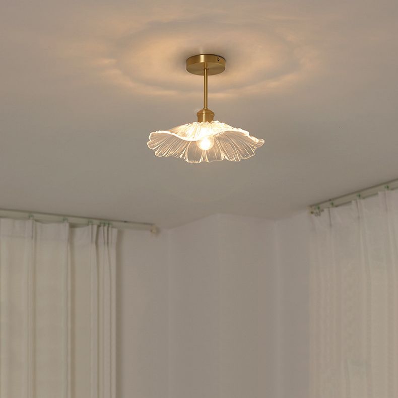 Creative Ceiling Light Modern Glass Flush Mount Light for Living Room