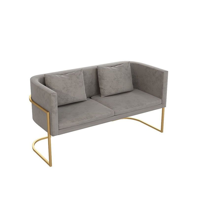 Fabric Sofa with Tuxedo Arm, 29.53 inch High for Living Room