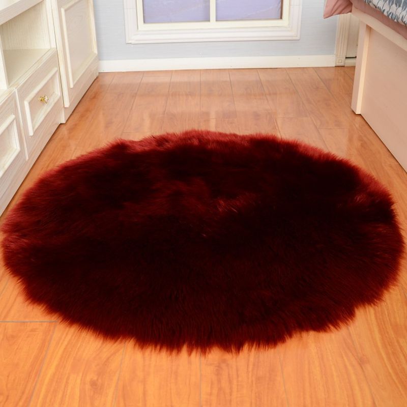Tapis de couleur unie calmatrice multi-couleurs moelleux tapis de tapis moquette non glip
