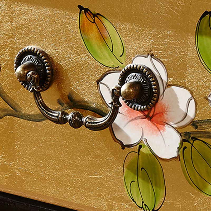 Coastal Storage Chest Dresser Solid Wood Dresser for Bedroom