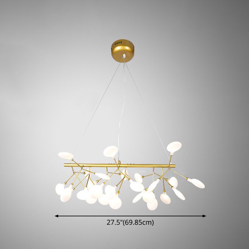 Linear Firefly Island Pendant Lighting Ultra-modern  Acrylic Billiard Light for Living Room