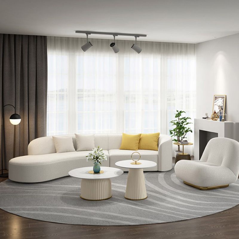 Pedestal End Table  Modern Round Side End Table for Living Room