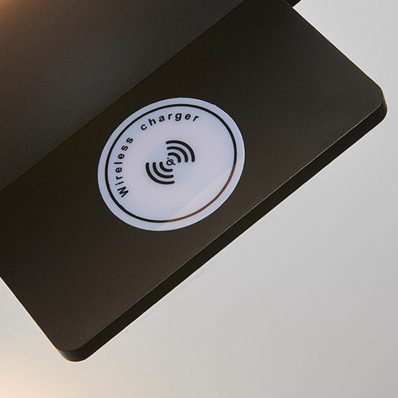 Zeitgenössische Leselampe Einfachheit Wandleuchte mit Metallschatten für Schlafzimmer