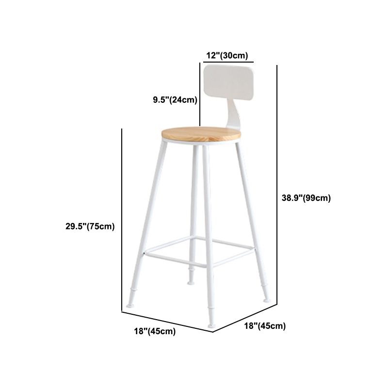 Luxury Rectangle Solid Wood Bar Table Set 1/5 Pieces Counter Table with White Stools