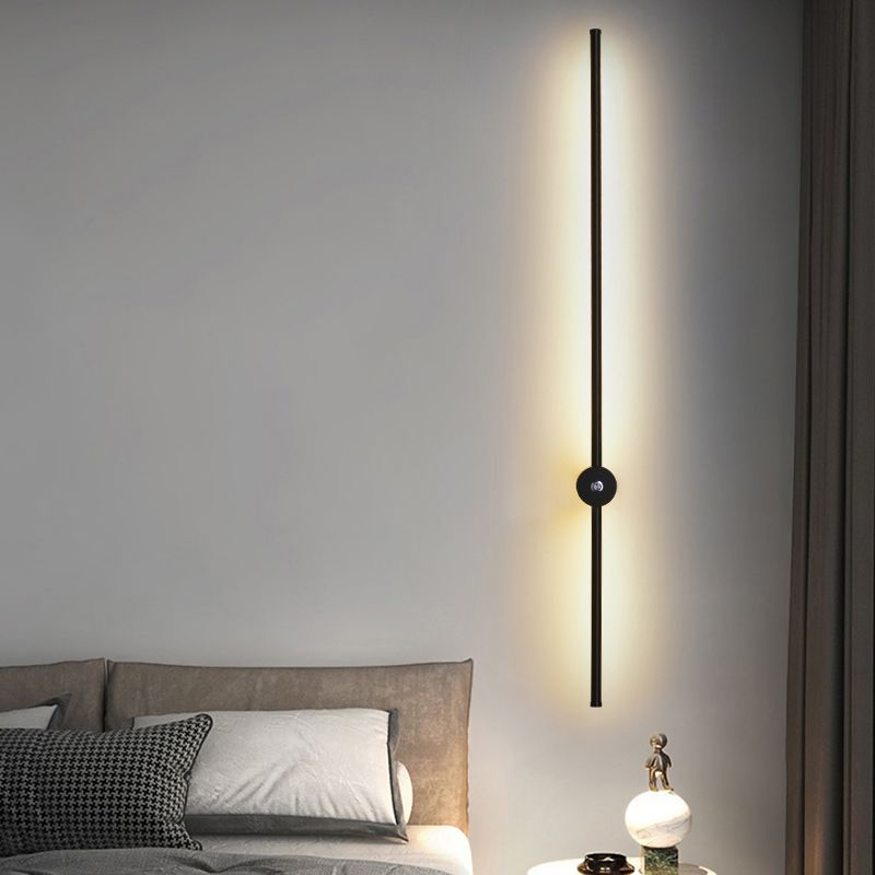 Modern Style Linear Shape Wall Sconce Metal Wall Lighting for Dining Room