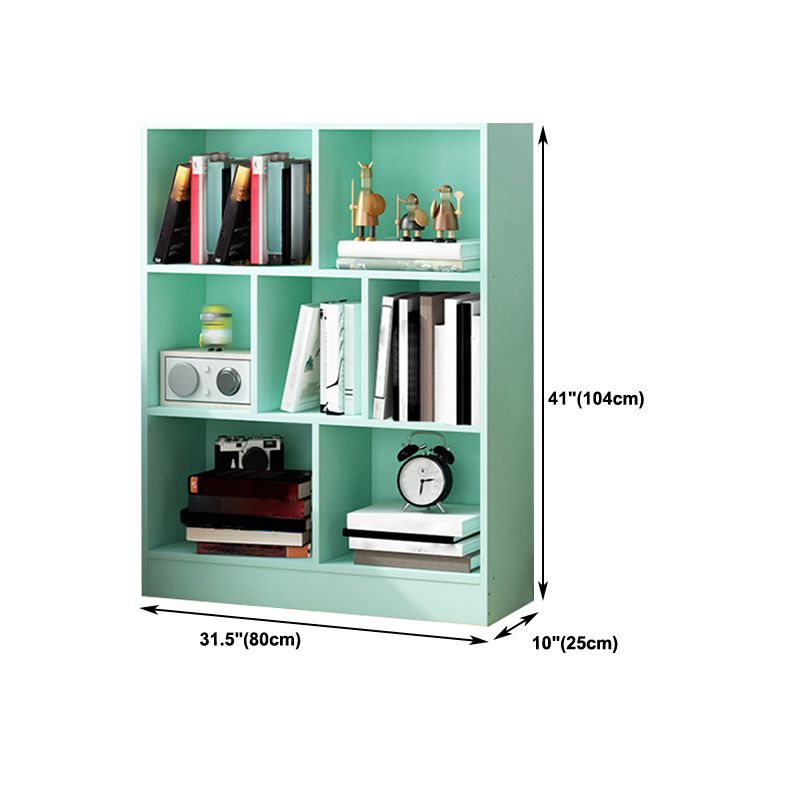 Wooden Bookcase Modern Style Minimalist Home Office Bookshelf