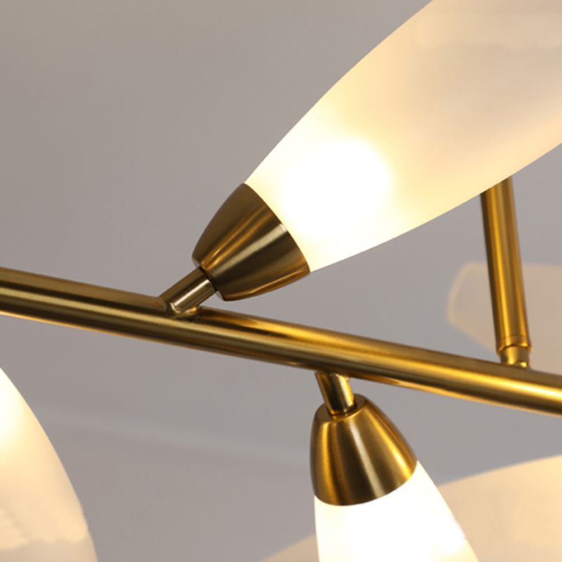 Modern Island Lamp Glass Shade Chandelier Light Fixture for Dining Room Kitchen