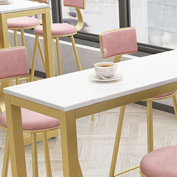 1/2/5/7/9 Pieces Pub Dining Set Modern Rectangular Table and Stool Set