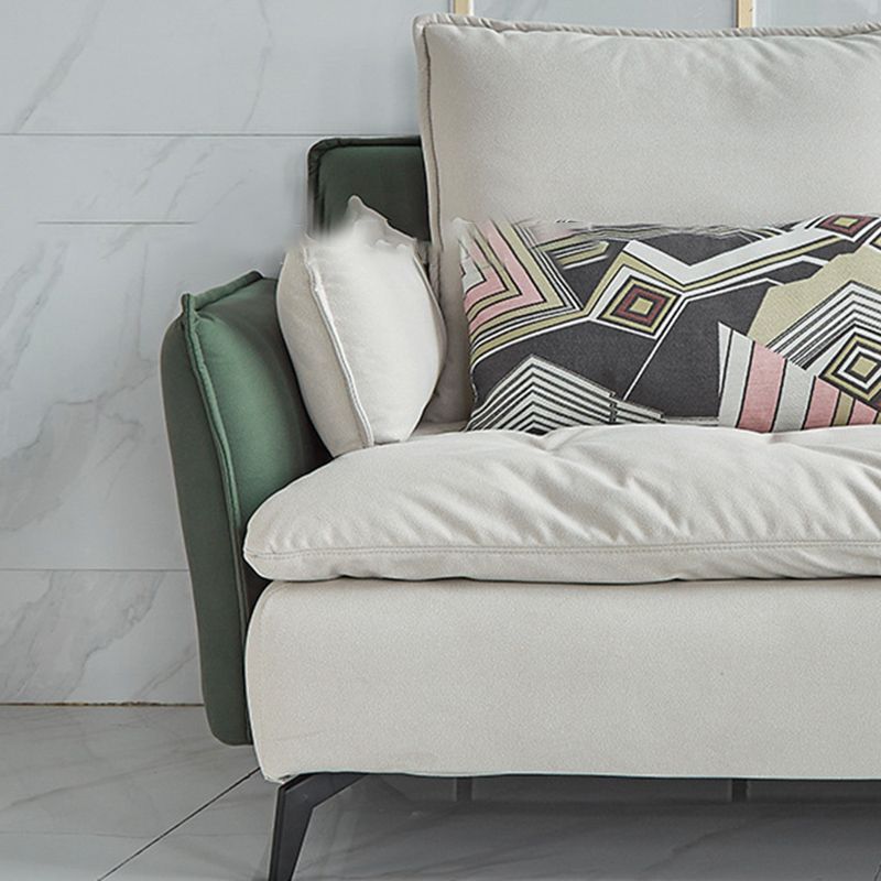Stationäre Wohnzimmertuxedo Arm Standard zeitgenössisches Sofa -Chaise