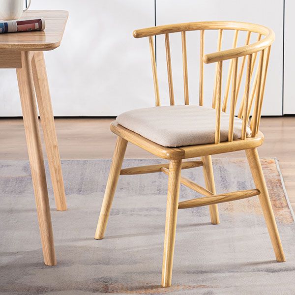 Windsor Back Chair Scandinavian Wood Kitchen Dining Room Side Chair